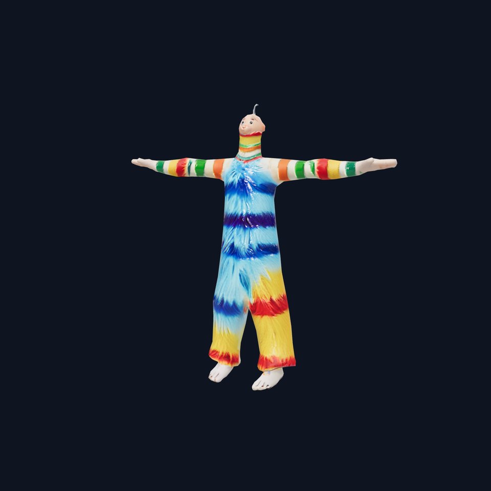 Colorful Fuzzy Character Model Pack